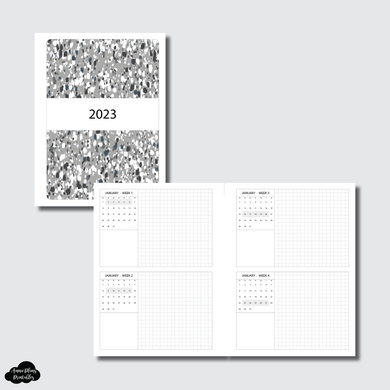 B6 Rings Size | 2023: 52 Week Planning Printable Insert