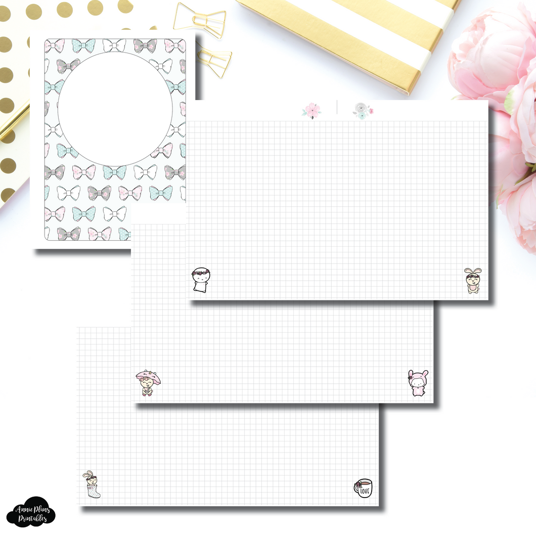 B6 Rings Size | theCoffeeMonsterzco & Sparkly Paper Co Collab Grid Printable Insert