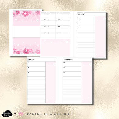Personal Wide Rings Size | LIMITED EDITION: Wonton In A Million Collaboration Bundle Printable Inserts