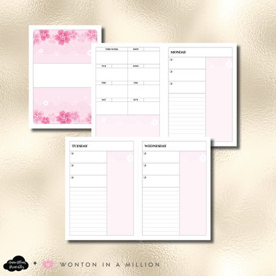 A6 TN Size | LIMITED EDITION: Wonton In A Million Collaboration Bundle Printable Inserts