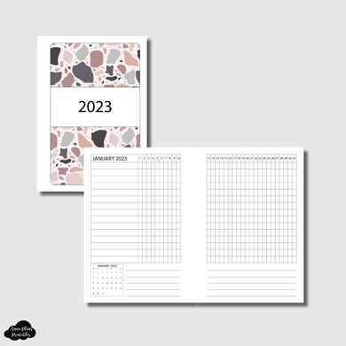 A6 TN Size | 2023 Dated Tracker Printable Insert