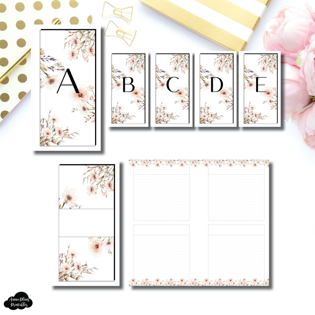 Pocket Rings Size | Autumn Breeze Letter Covers & Notes Printable Insert