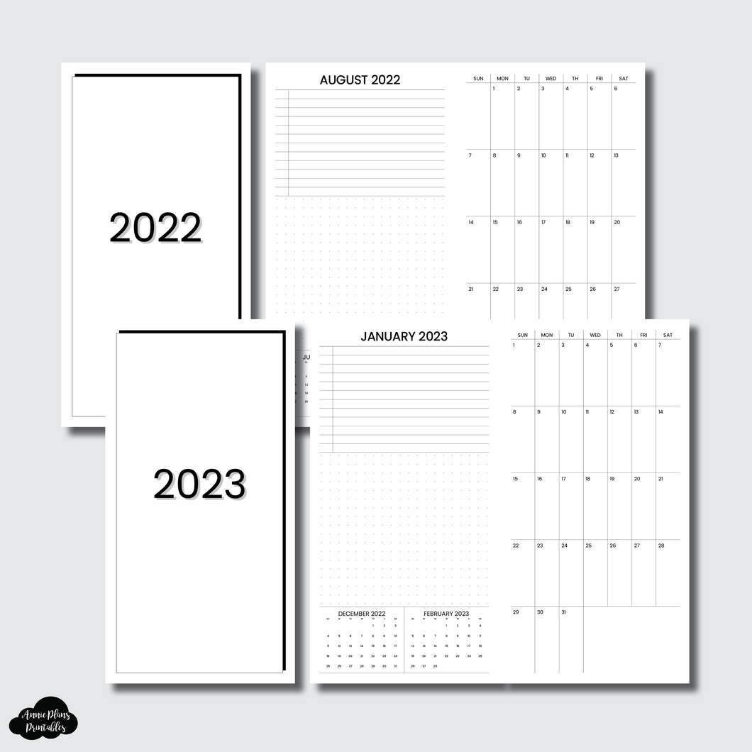 Standard TN Size | 2022 & 2023 Important Dates & Notes With Monthly Ca – AnniePlansPrintables, LLC standard-tn-size-2022-2023-important-dates-notes-with-monthly-ca-annieplansprintables-llc
