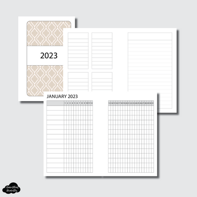 Pocket Rings Size | 2023 Tracker + Lists & Notes Printable Insert