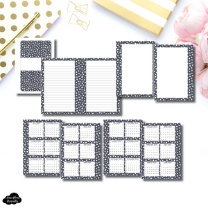 Pocket Plus Rings Size | Star Confetti 3 in 1: 2022 - 2024 Academic Yearly Overviews + Sticky Note Dashboard + Lined Printable Insert