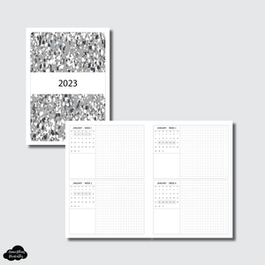 B6 TN Size | 2023: 52 Week Planning Printable Insert