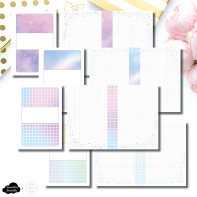 Pocket Plus Rings Size | Star Notes Rose Colored Daze Collaboration Printable Insert