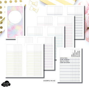 Personal Rings Size | Multi Use Tracker/Check List Printable Insert