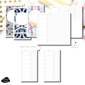 Standard TN Size | Undated Weekly + Lists Printable Insert