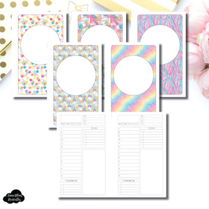 Mini HP Size | Undated Structured Timed Daily Printable Insert