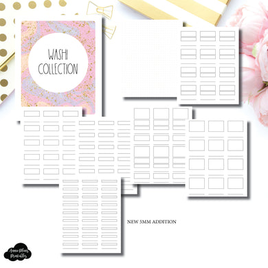 Classic HP Size | Washi Collection Printable Insert ©