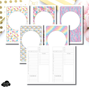 Pocket TN Size | Undated Structured Timed Daily Printable Insert