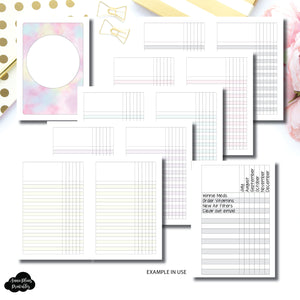 A5 Rings Size | Multi Use Tracker/Check List Printable Insert