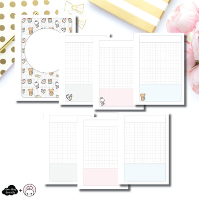 B6 TN Size |  Pretty and Prim Co Back to School Collaboration Printable Insert