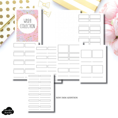 Pocket TN Size | Washi Collection Printable Insert ©