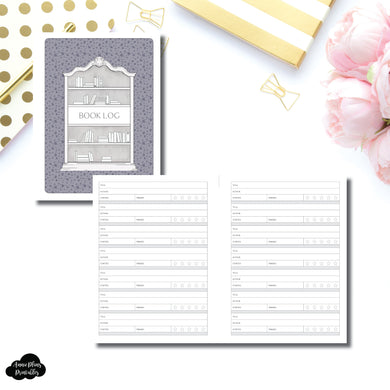 B6 Rings Size | Book Log Printable Insert