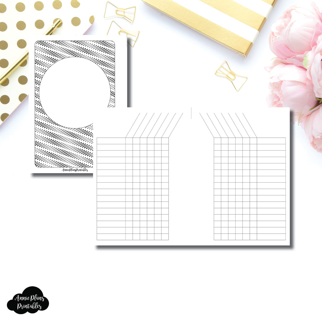 A6 Rings Size |  Simple Tracker Printable Insert