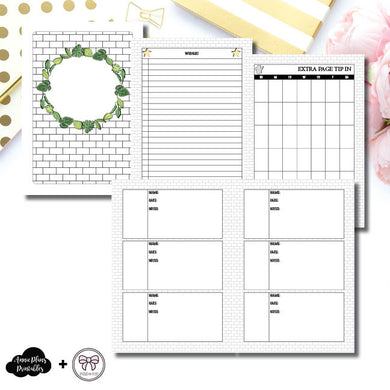 A5 Rings Size | Plant Care - Fox & Pip Collaboration Printable Insert ©