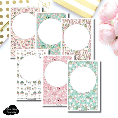 Half Letter Rings Size | Blank Printable Covers for Inserts ©