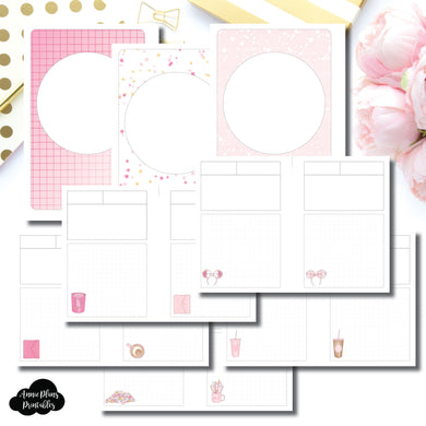 Cahier TN Size | Arias Daydream Pretty in Pink Collaboration Printable Insert ©