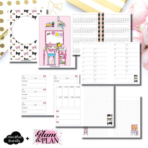 Personal Wide Rings Size | PR Tracker Insert Collaboration Bundle with Glam & A Plan Printable Insert
