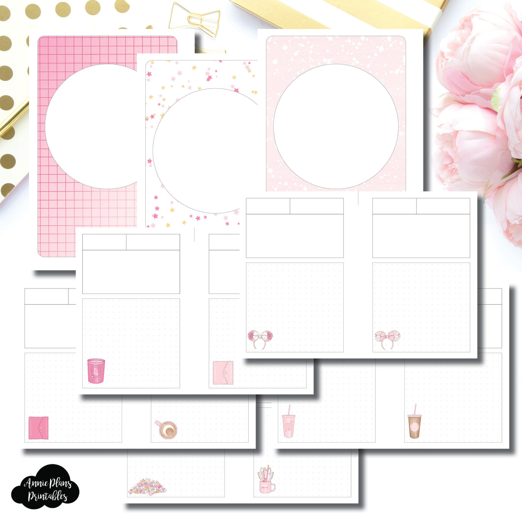 Personal Wide Rings Size | Arias Daydream Pretty in Pink Collaboration Printable Insert ©