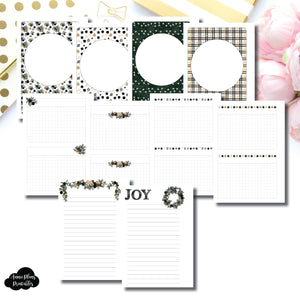 Personal Wide Rings Size | HOLIDAY NOTES Printable Insert ©