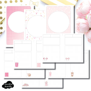 B6 TN Size | Arias Daydream Pretty in Pink Collaboration Printable Insert ©