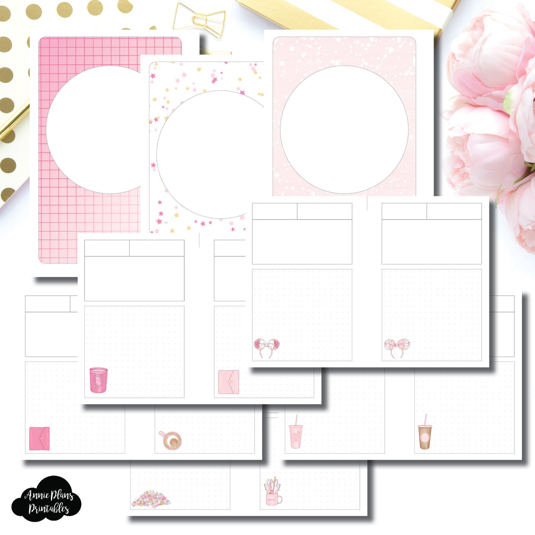 Mini HP Size | Arias Daydream Pretty in Pink Collaboration Printable Insert ©