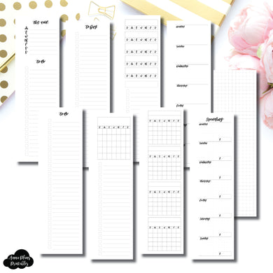 A5 Wide Rings Size | Letters to Apollo Collaboration Skinnies Bundle Printable Insert