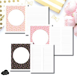 Half Letter Rings Size | Teacher Bundle Printable Inserts