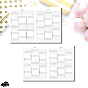 Classic HP Size | 2021 - 2023 Important Dates Printable Insert