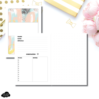 A5 Rings Size | Event/Project Planning Printable Insert