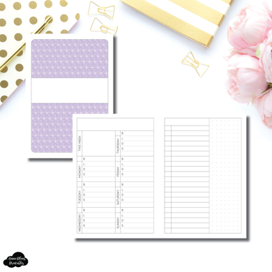 A6 TN Size | MEAL TRACKER + LIST PRINTABLE INSERT