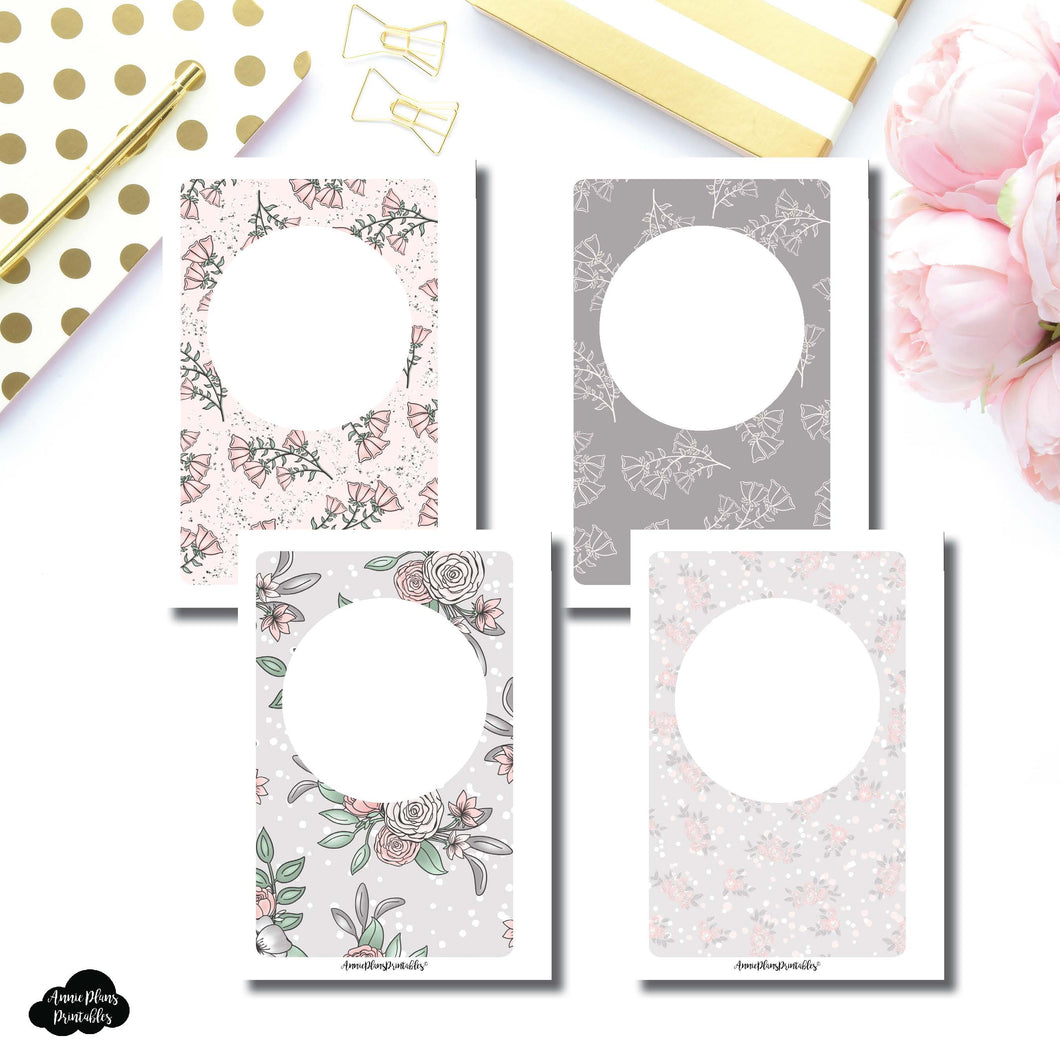 A6 Rings Size | Blank Printable Covers for Inserts ©