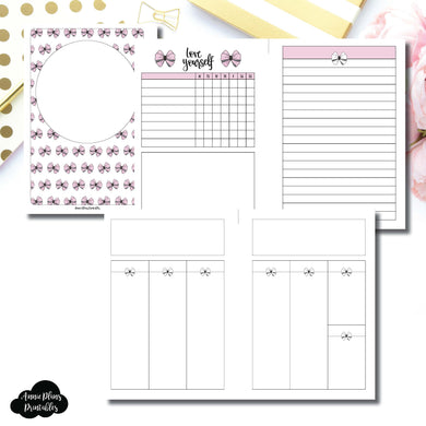 Personal Wide Rings Size | Undated Week on 2 Weeks Shell's Scribbles Collaboration Printable Insert ©