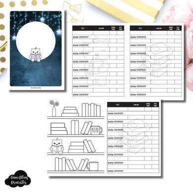 B6 Rings Size | SpotDrop Collaboration Reading Book Log Printable Insert ©