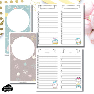 PERSONAL TN SIZE | Happie Scrappie Collaboration Lists Printable Insert ©