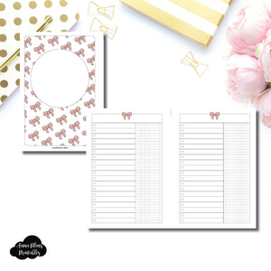 Personal Wide Rings Size | Fox & Pip Collaboration: List + Grid Column Printable Insert ©