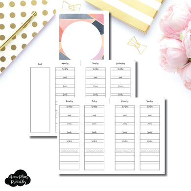 Mini HP Rings Size | Wellness Tracker Printable Insert ©