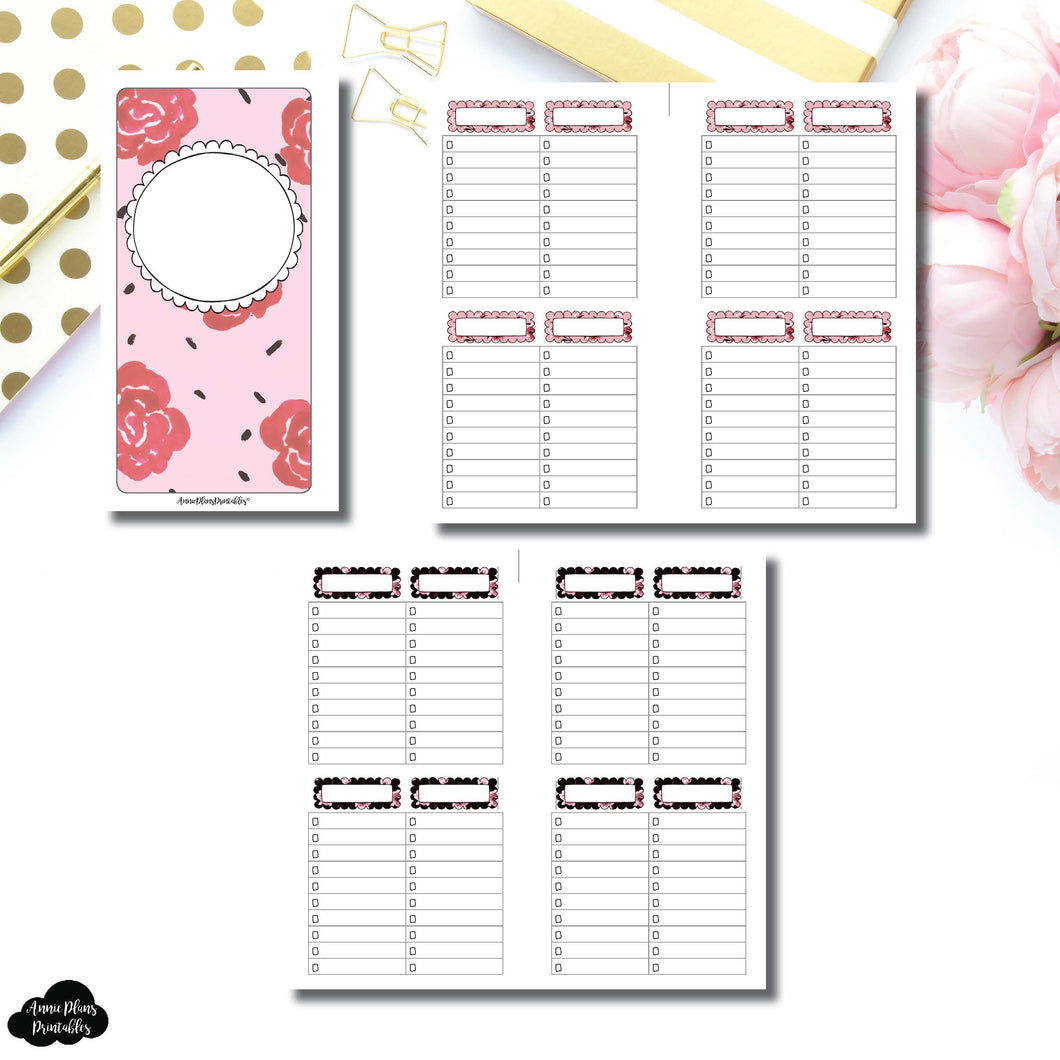 Personal Rings Size | Notes & Lists Bundle Printable Inserts ©