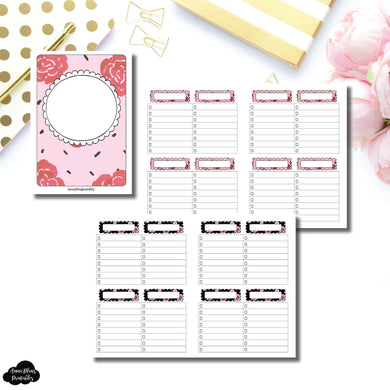 A6 Rings Size | Notes & Lists Bundle Printable Inserts ©