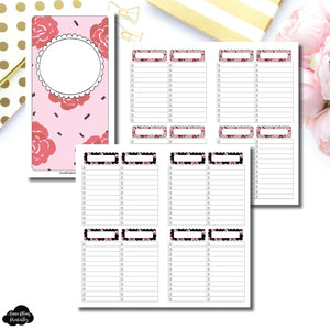 Cahier TN Size | Notes & Lists Bundle Printable Inserts ©