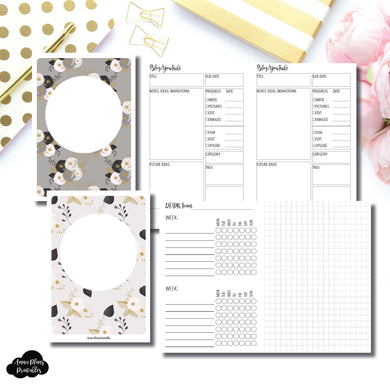 A6 Rings Size | Social Media Tracking Bundle Printable Insert ©