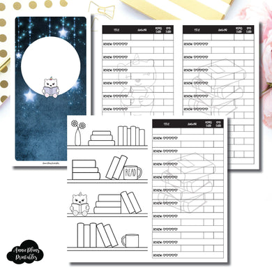 Standard TN Size | SpotDrop Collaboration Reading Book Log Printable Insert ©