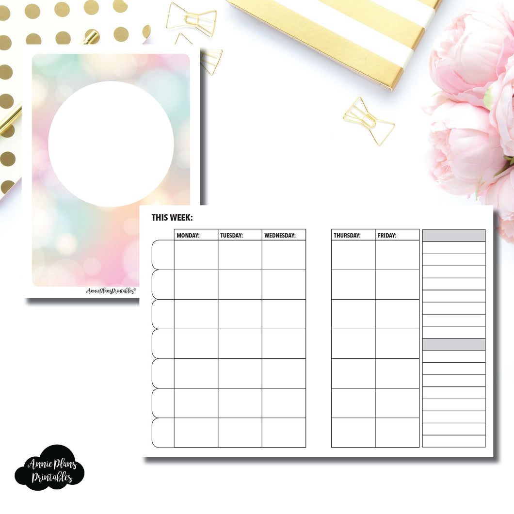 A6 TN Size | Lesson Planner Printable Insert ©