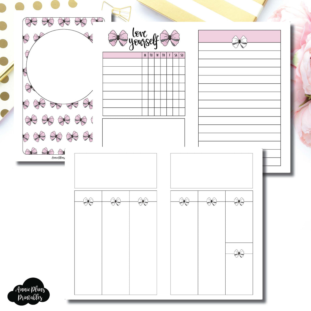 Pocket TN Size | Undated Week on 2 Weeks Shell's Scribbles Collaboration Printable Insert ©