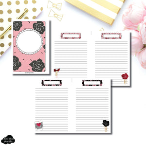 Personal Wide Rings Size | Notes & Lists Bundle Printable Inserts ©