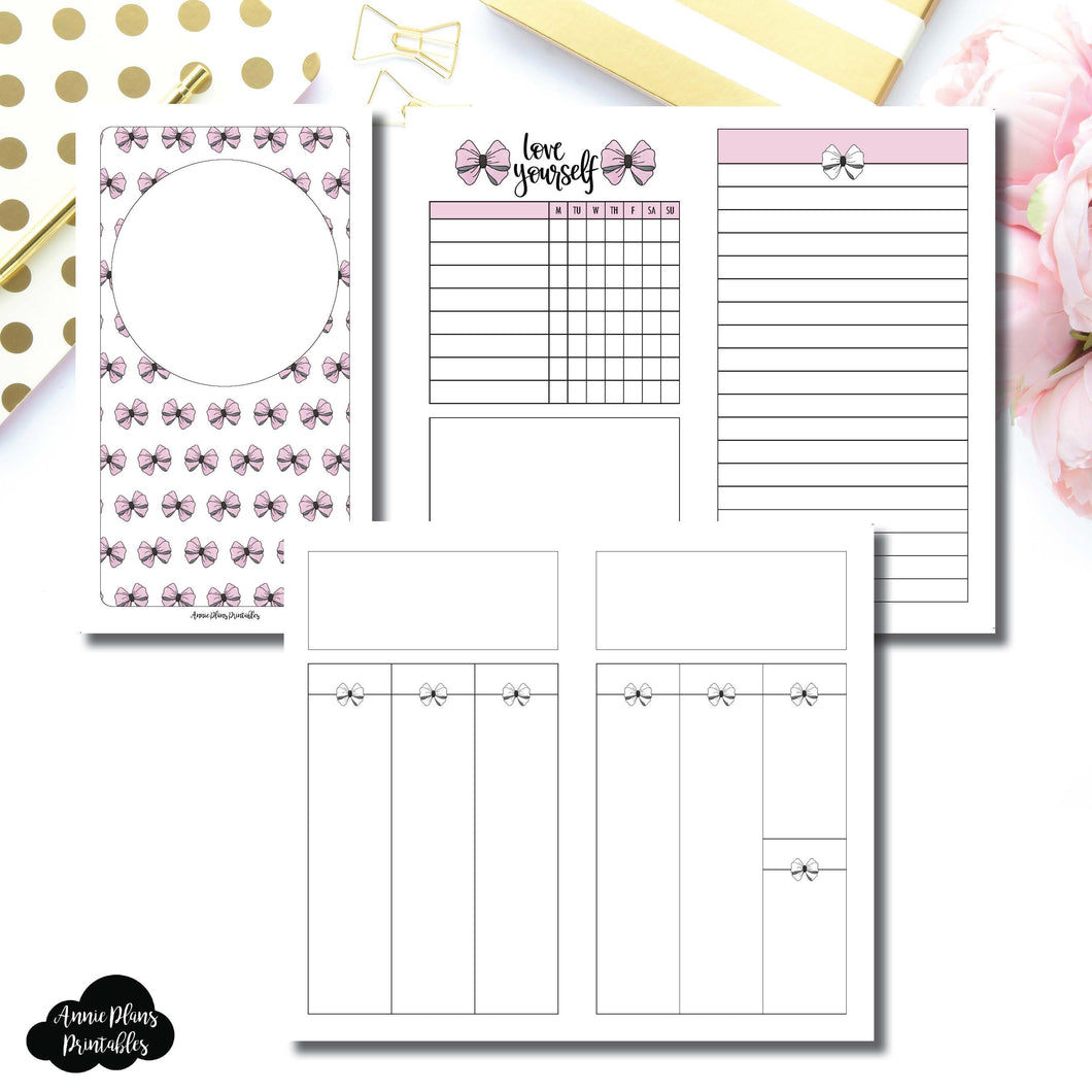 Personal TN Size | Undated Week on 2 Weeks Shell's Scribbles Collaboration Printable Insert ©