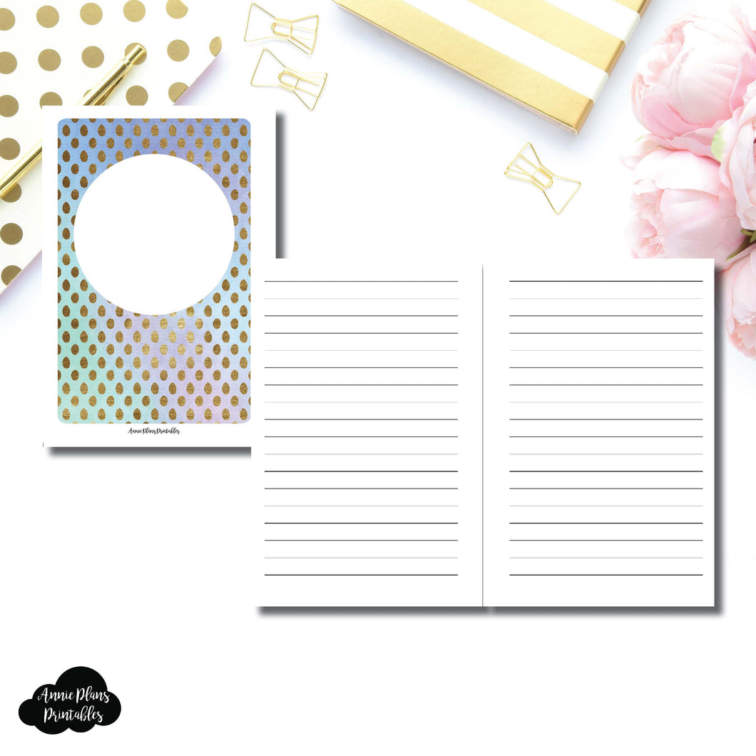 A6 Rings Size | Hand Lettering/Calligraphy Practice Sheet Printable Insert ©